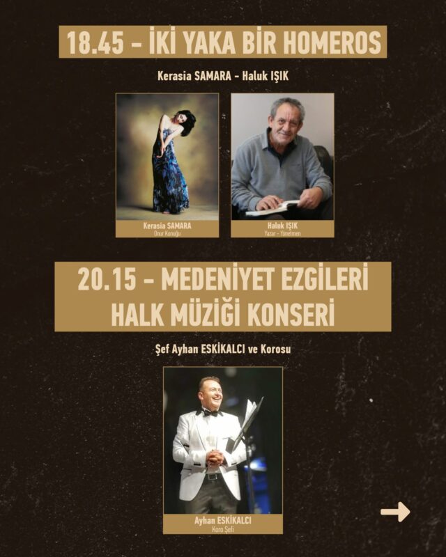 4. Uluslararası Bayraklı Homeros Sanat ve Edebiyat Festivali Başlıyor
Bayraklı Belediyesi,