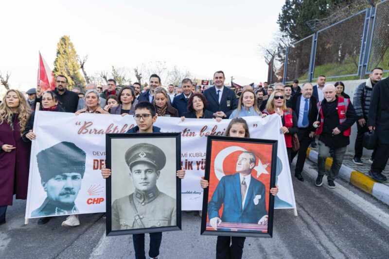 Kubilay anma töreni İzmir Menemen’de 95. yılında gerçekleşti. Başkan Cemil