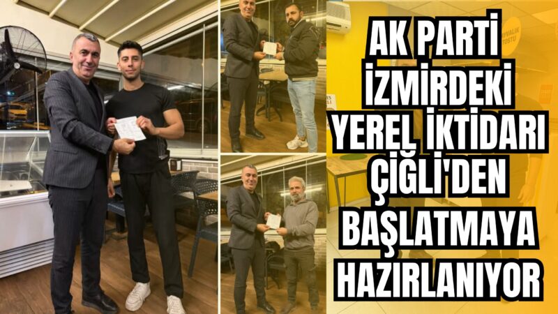 AK Parti Çiğli Belediye Meclis Üyesi Harbi Kurt, İzmir’de yönetim