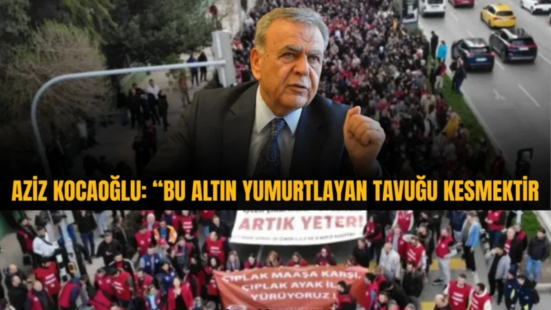 İzmir Büyükşehir Belediyesi’nin önceki dönem başkanlarından Aziz Kocaoğlu, belediyede yaşanan