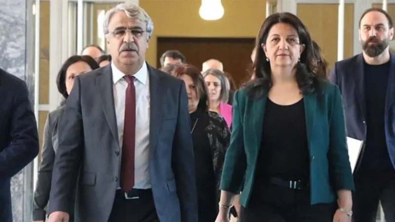 Pervin Buldan, Mithat Sancar ve Faik Özgür Erol'un yer aldığı