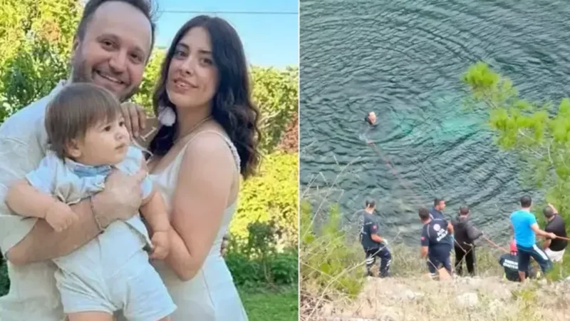 Samsun’un Bafra ilçesinde eşi Gülşah Karaman Kıyak (34) ve oğlu