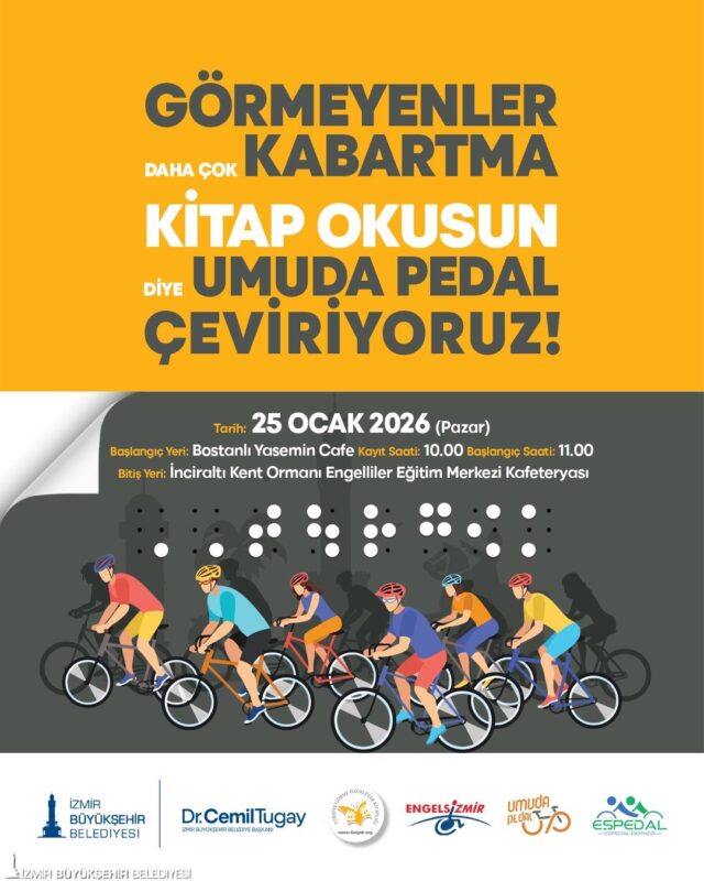 İzmir Büyükşehir Belediyesi ve TÜRGÖK iş birliğiyle 25 Ocak’ta düzenlenecek