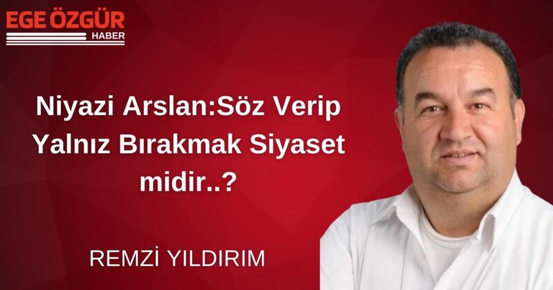 Siyaset uzun soluklu bir yürüyüştür. Bu yürüyüşte en kıymetli şey