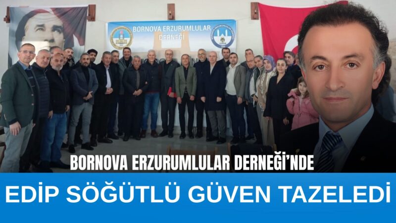 Geçtiğimiz hafta olağan genel kurulunu gerçekleştiren Bornova Erzurumlular Derneği’nde mevcut