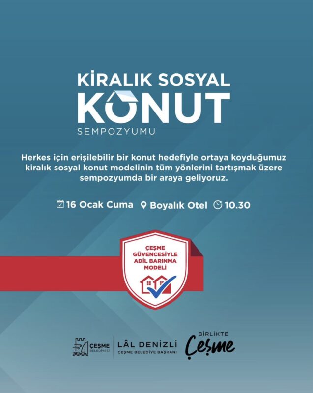 Başkan Denizli: “Çeşme’de başlattığımız bu ortak akıl süreci, Türkiye belediyeciliği