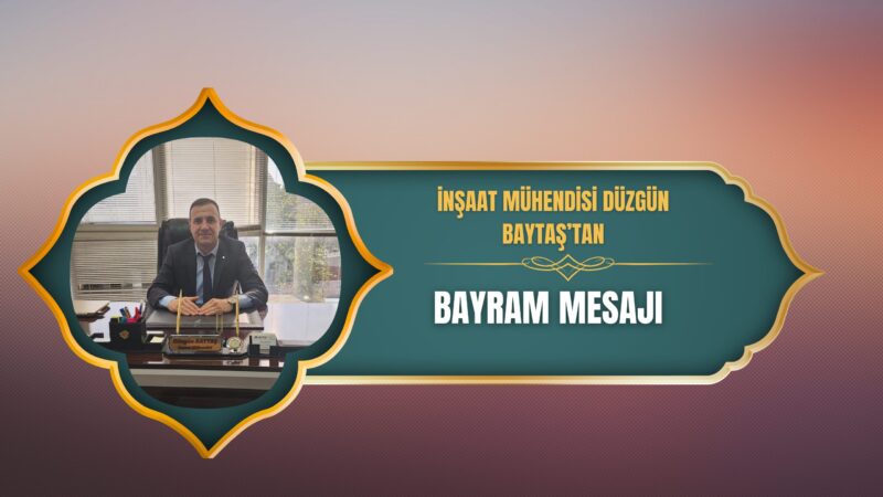 CHP Çiğli Belediye Meclis Üyesi Düzgün Baytaş, Ramazan Bayramı dolayısıyla