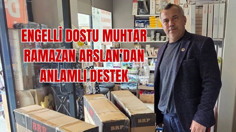 İzmir’de sosyal sorumluluk çalışmalarıyla dikkat çeken Çiğli Maltepe Mahallesi Muhtarı