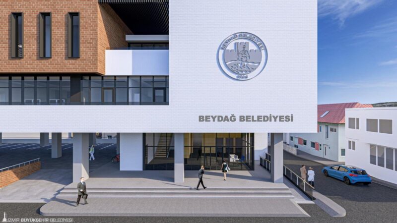 İzmir Büyükşehir Belediyesi, Beydağ ilçesine içinde belediye hizmet binası, düğün