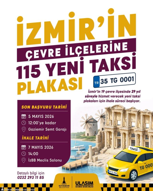 İzmir Büyükşehir Belediyesi, 19 çevre ilçede 29 yıllığına faaliyet gösterecek