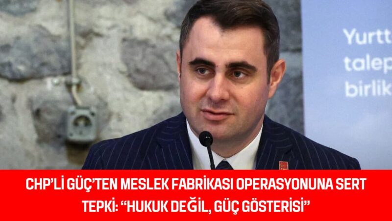 İzmir’de Meslek Fabrikası binasına sabah saatlerinde polis ekipleri tarafından düzenlenen