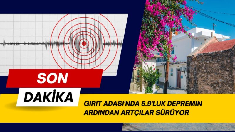 Afet ve Acil Durum Yönetimi Başkanlığı, Akdeniz açıklarında meydana gelen