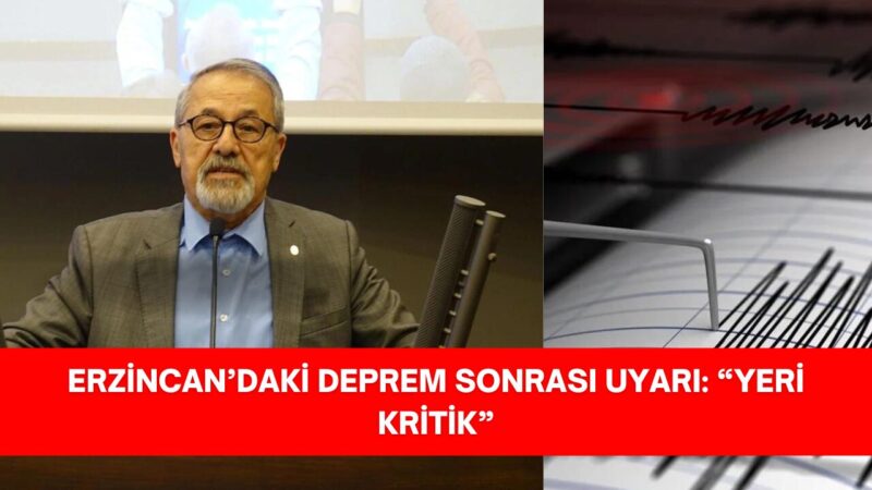 Erzincan’ın Üzümlü ilçesinde meydana gelen 4,1 büyüklüğündeki deprem sonrası gözler