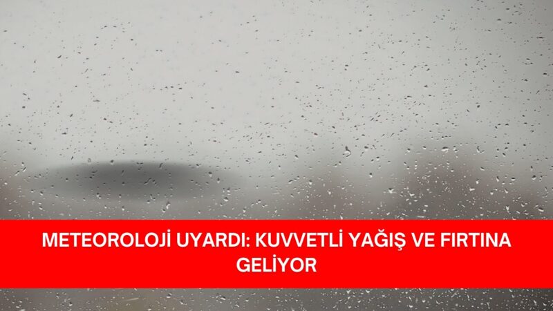 Meteoroloji Genel Müdürlüğü, 20 Nisan tarihli hava durumu raporunu yayımladı.