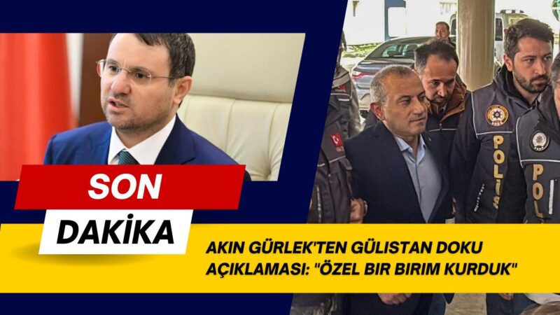 Adalet Bakanı Akın Gürlek, Kabine Toplantısı sonrasında Gülistan Doku soruşturmasına