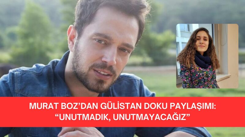 Sanatçı Murat Boz, uzun süredir kayıp olan Gülistan Doku için