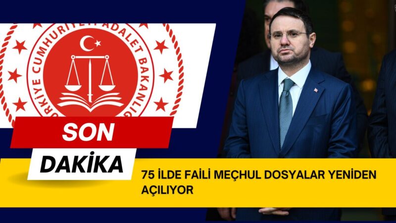 Adalet Bakanı Akın Gürlek, uzun yıllardır aydınlatılamayan faili meçhul dosyalarla