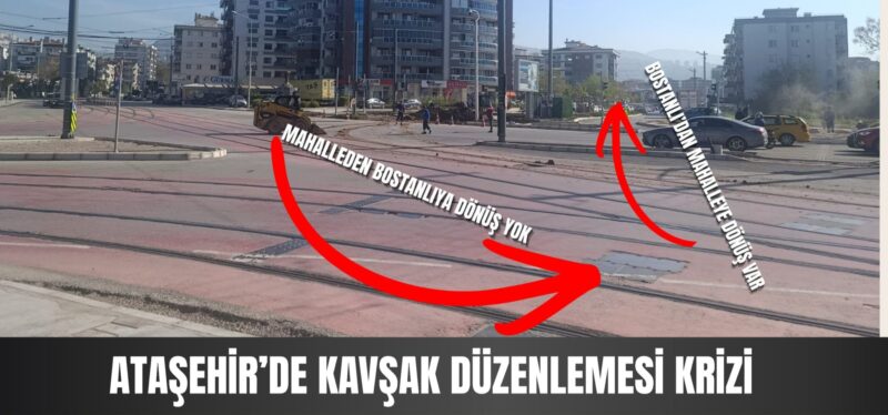 İzmir’in Çiğli ilçesine bağlı Ataşehir Mahallesi’nde hayata geçirilen yeni kavşak