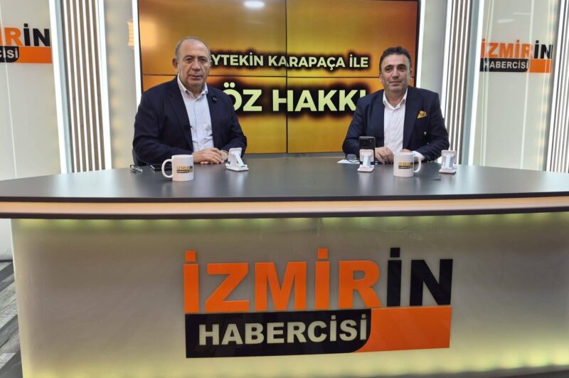 İzmir’in Habercisi’nde Aytekin Karapaça’nın sunduğu “Söz Hakkı” programına konuk olan