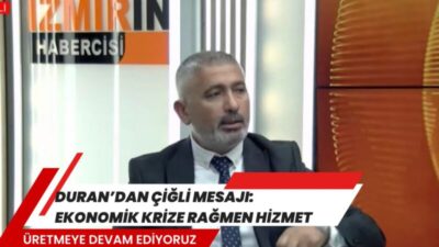 İzmir’in Habercisi’nde Aytekin Karapaça’nın sunduğu Söz Hakkı programına konuk olan