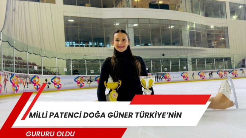 İzmir Büyükşehir Belediyesi’nin milli buz pateni sporcusu Doğa Güner, sadece