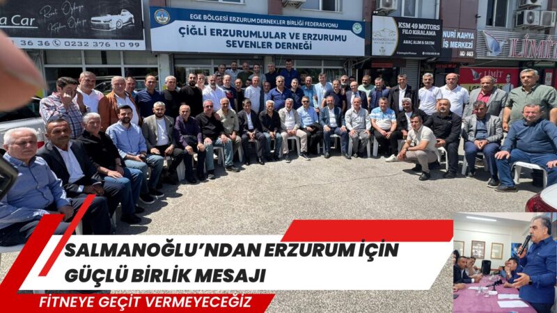 Ege Bölgesi Erzurum Dernekler Birliği Federasyonu tarafından düzenlenen birlik kahvaltısı,
