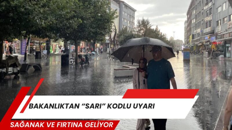 İçişleri Bakanlığı, yurdun birçok bölgesi için kuvvetli yağış uyarısında bulundu.