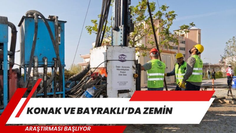 İzmir Büyükşehir Belediyesi, afetlere dirençli kent hedefi kapsamında Konak ve