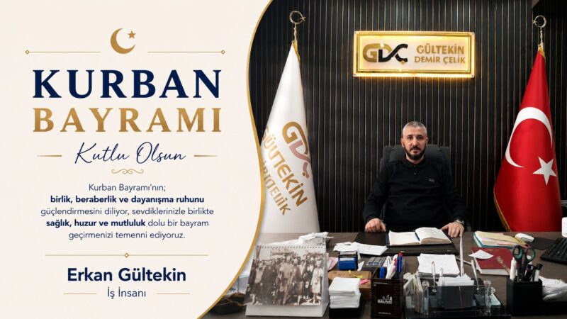 Kurban Bayramı’nın; birlik, beraberlik ve dayanışma duygularını güçlendirmesini diliyor, tüm