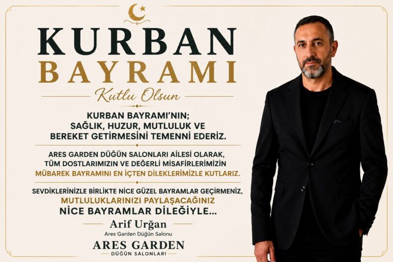 Ares Garden Düğün Salonları ailesi olarak, tüm dostlarımızın ve değerli