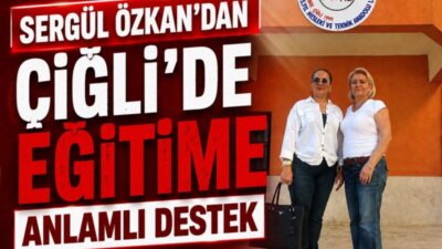 İzmir’in Çiğli ilçesinde eğitim adına örnek gösterilecek bir dayanışma projesi