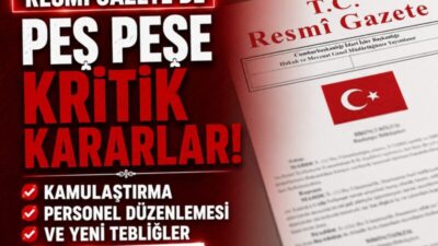 8 Mayıs 2026 tarihli Resmi Gazete’de arazi toplulaştırmasından acele kamulaştırma