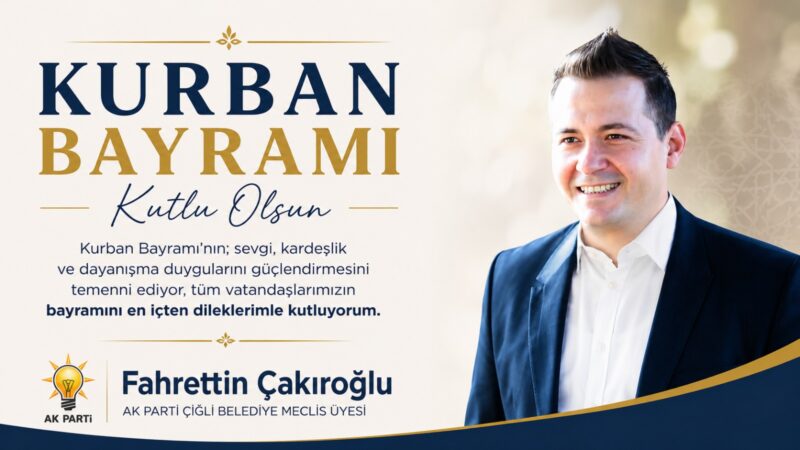 Kurban Bayramı’nın; sevgi, kardeşlik ve dayanışma duygularını güçlendirmesini temenni ediyor,