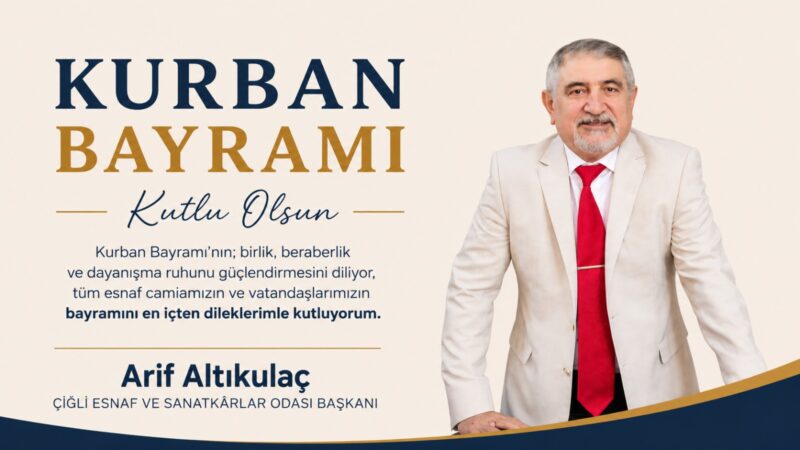 Kurban Bayramı’nın; birlik, beraberlik ve dayanışma ruhunu güçlendirmesini diliyor, tüm