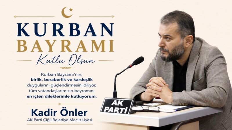 Kurban Bayramı’nın; birlik, beraberlik ve kardeşlik duygularını güçlendirmesini diliyor, tüm