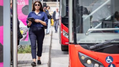 ESHOT Genel Müdürlüğü’nde şoför olarak görev yaparken hamilelik süreci nedeniyle
