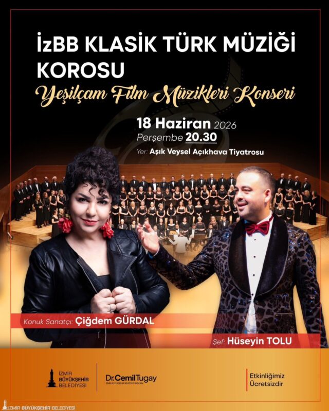 İzmir Büyükşehir Belediyesi Klasik Türk Müziği Korosu,  18 Haziran’da Türk