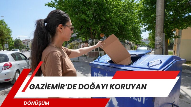 Gaziemir Belediyesi, geri dönüşüm çalışmalarıyla iki yılda 5 bin ton