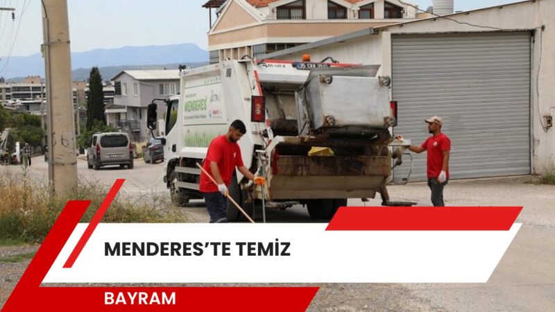 Menderes Belediyesi Kurban Bayramı tatili boyunca yoğunluk artışı yaşanan tatil