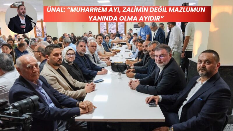 AK Parti Karşıyaka Belediye Meclisi Grup Başkanvekili Hasan Ünal, Muharrem