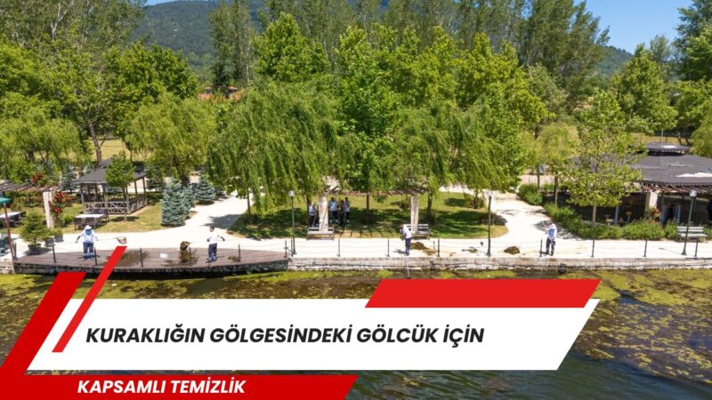 
İzmir Büyükşehir Belediyesi ekipleri, Ödemiş’teki Gölcük Gölü’nde su kalitesini ve