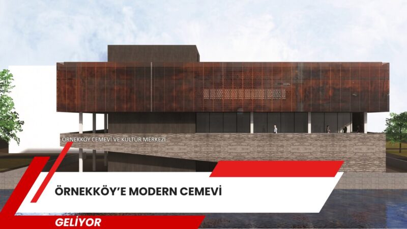 İzmir Büyükşehir Belediyesi, Karşıyaka Örnekköy’e modern bir cemevi inşa ediyor.