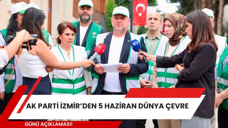 
AK Parti İzmir Çevre ve Şehircilik Politikaları Başkanı Hüseyin Baran,