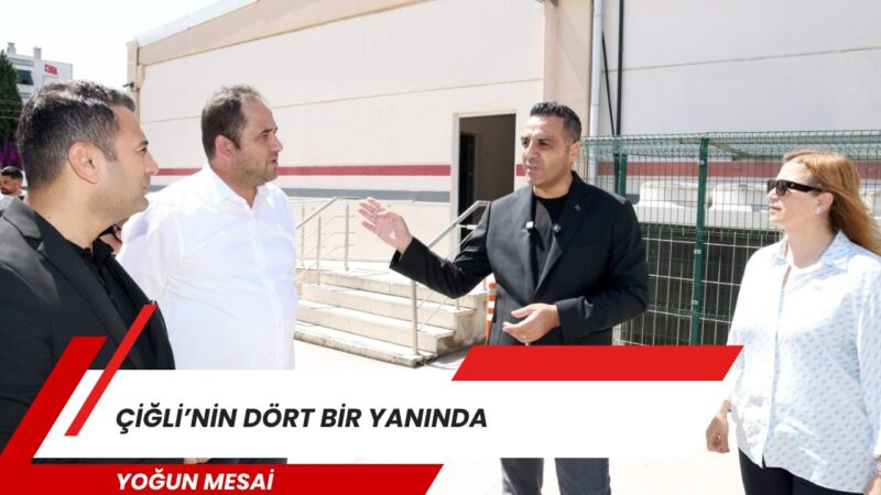 Çiğli Belediyesi, kent genelinde yaşam kalitesini artırmaya yönelik çalışmalarını aralıksız