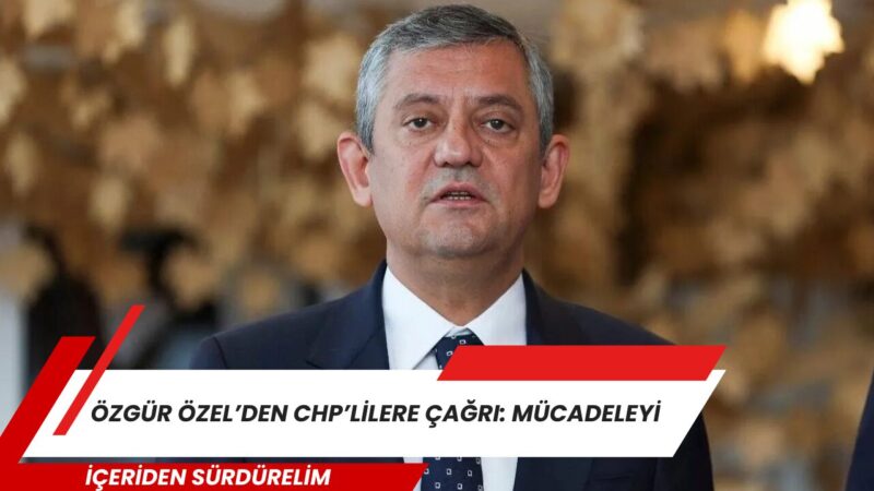 CHP Grup Başkanı Özgür Özel, Denizli ziyaretinde yaptığı açıklamalarla parti