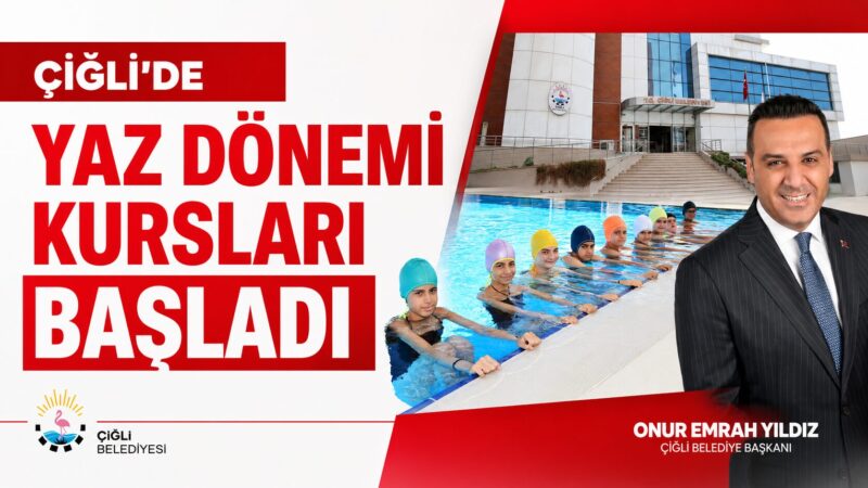 Çiğli’de yaz tatili, belediyenin açtığı kurslarla daha dolu dolu geçecek.