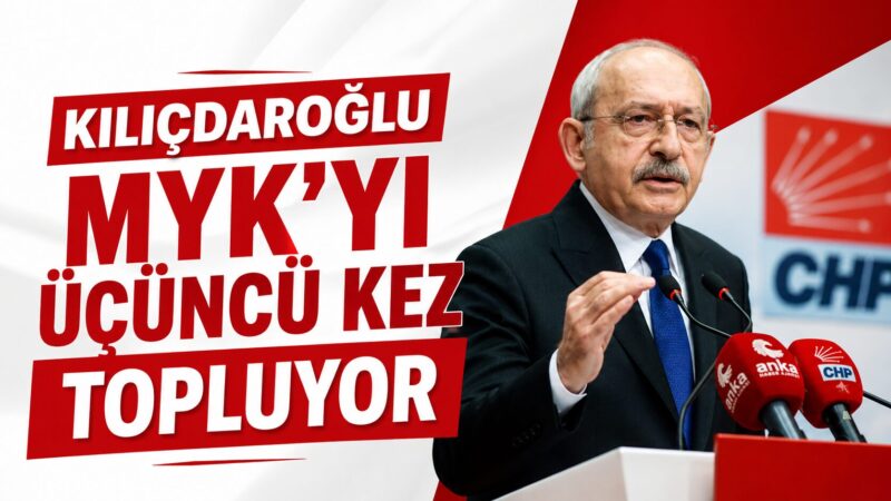 CHP Genel Başkanı Kemal Kılıçdaroğlu, saat 13.00'te CHP Genel Merkezi'nde