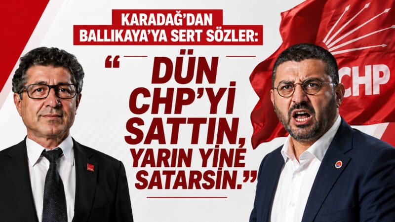 Eski CHP Çiğli Meclis Üyesi Süleyman Karadağ, il yöneticisi olan