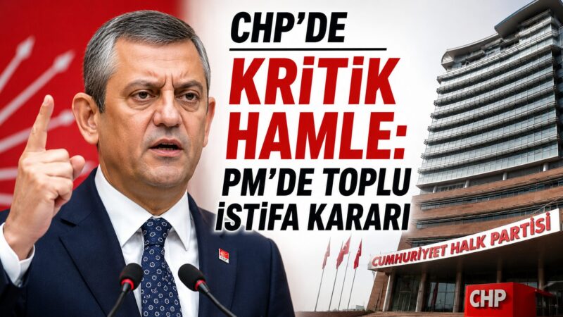 Cumhuriyet Halk Partisi'nde siyasi gündemi hareketlendiren bir gelişme yaşandı. Genel