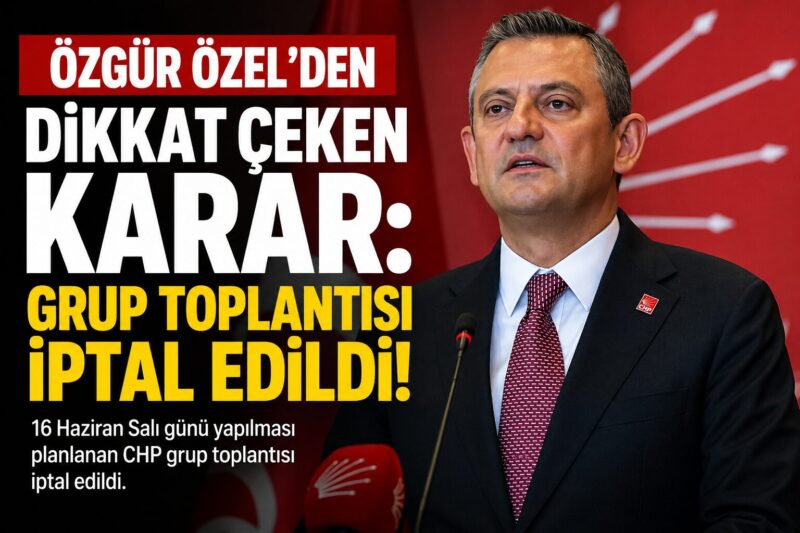 CHP'de gözlerin çevrildiği haftalık grup toplantısıyla ilgili dikkat çeken bir